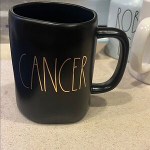 Rae Dunn Black and Gold Cancer Mug